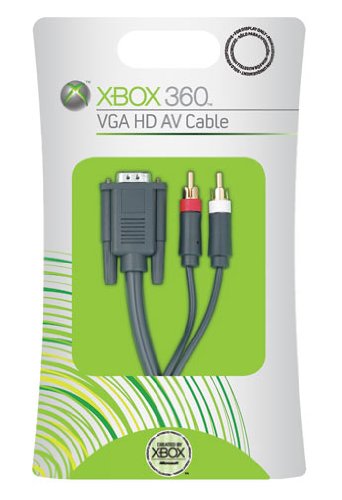 Xbox 360 HD VGA Audio Video Cable 6ft [Xbox 360]...