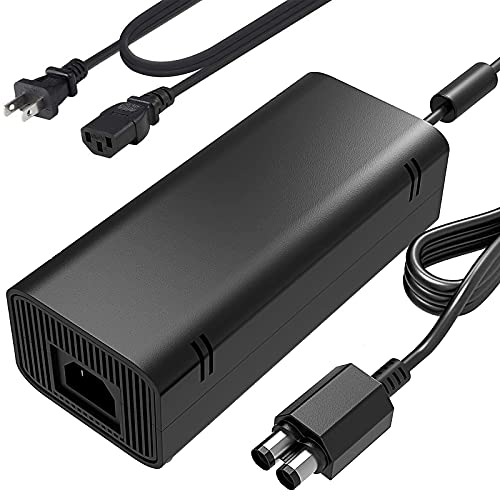 Xbox 360 Slim Power Supply, AC Adapter Power Supply Brick Charger w...