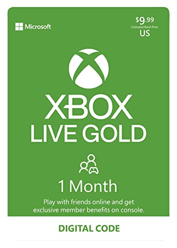 Xbox Live Gold: 1 Month Membership [Digital Code]...