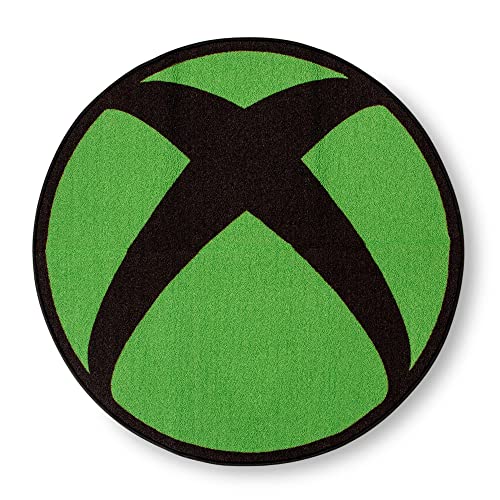 Xbox Logo 39-Inch Area Rug | Indoor Floor Mat, Accent Rugs for Livi...