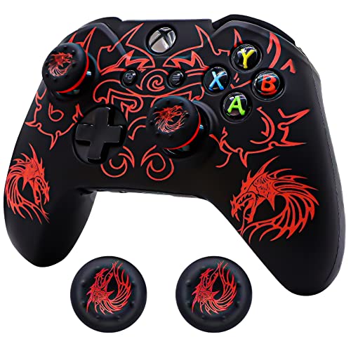 Xbox-One Controller Skin, BRHE Anti-Slip Silicone Cover Protector C...