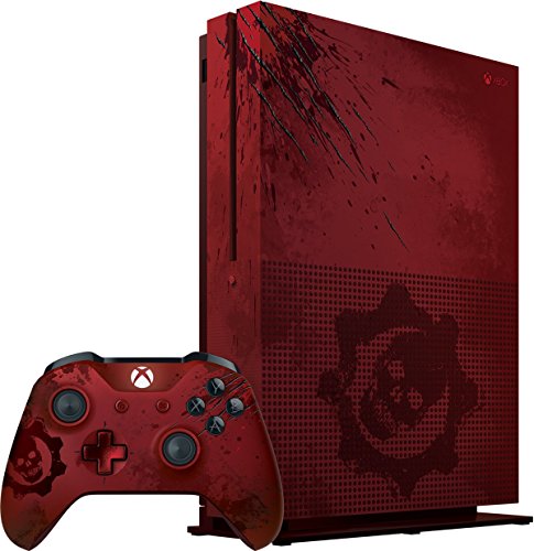 Xbox One S 2TB Limited Edition Console - Gears of War 4 Bundle [Dis...