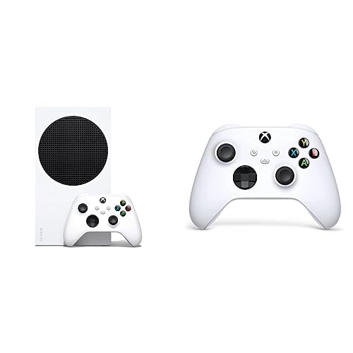 Xbox Series S + Xbox Core Wireless Controller – Robot White...
