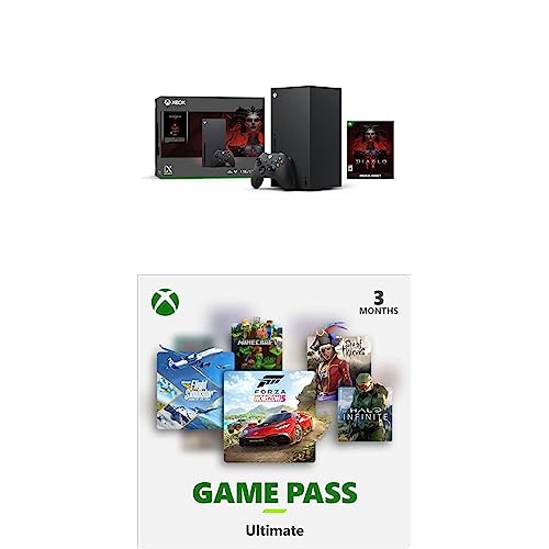 Xbox Series X with Diablo IV & Game Pass Ultimate: 3 Months Members...