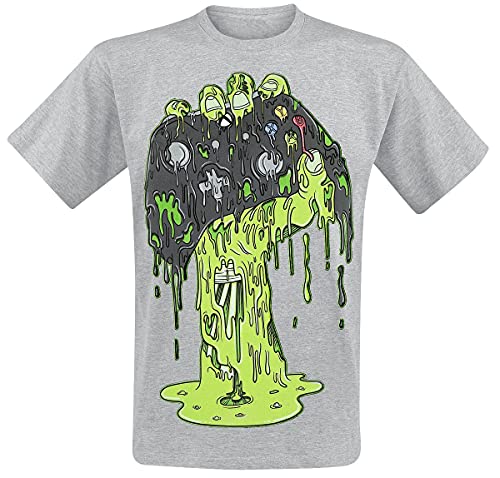 Xbox Unisex Adult Controller Zombie T-Shirt (L) (Gray Green Heather...