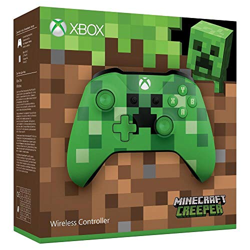 Xbox Wireless Controller  PC Computer - Minecraft Creeper Green Spe...