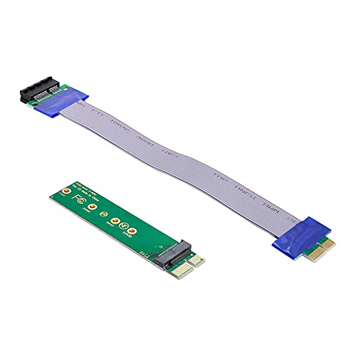 Xiwai NGFF M-Key NVME AHCI SSD to PCI-E 3.0 1x x1 Vertical Adapter ...