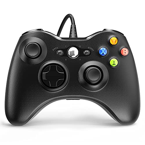 YAEYE Wired Controller for Xbox 360, Game Controller for 360 with D...