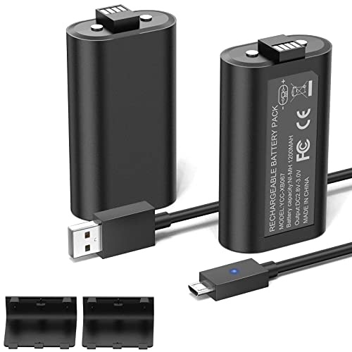 YCCSKY Controller Battery Pack for Xbox One Xbox Series X|S, 2 X 12...