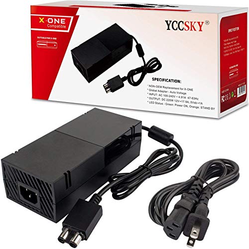 YCCSKY Power Supply Brick for Xbox One [ 2023 Latest Upgrade Versio...
