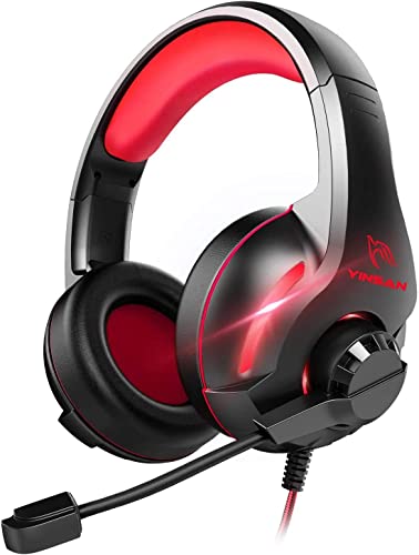 YINSAN Gaming Headset for Nintendo Switch, PS4 Headset with Mic Xbo...